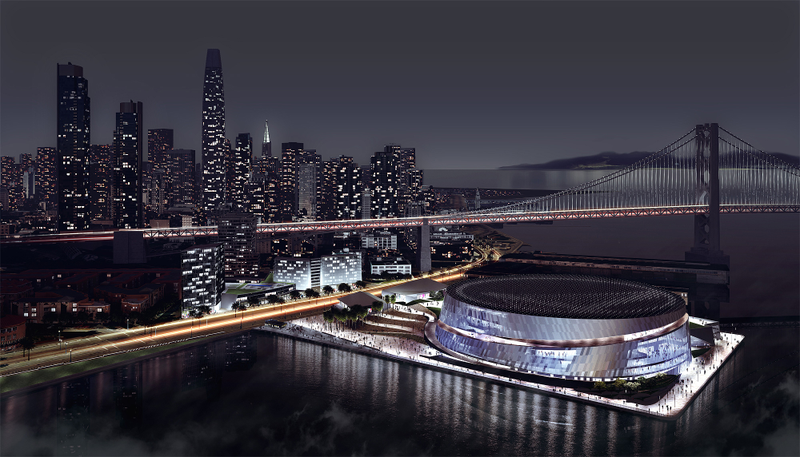 Illustration for article titled You'll Be Able To See The Bay Bridge From Inside The Warriors' New Arena